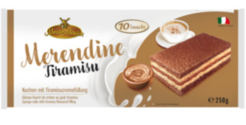 Meister Moulin Merendine Kuchenschnitten Tiramusu 250 g