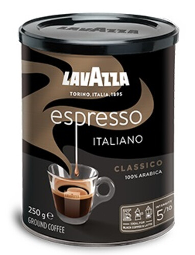 Lavazza Espresso Classico dóza mletá káva 250 g