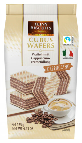 Cubus Wafers Cappuccino 125 g