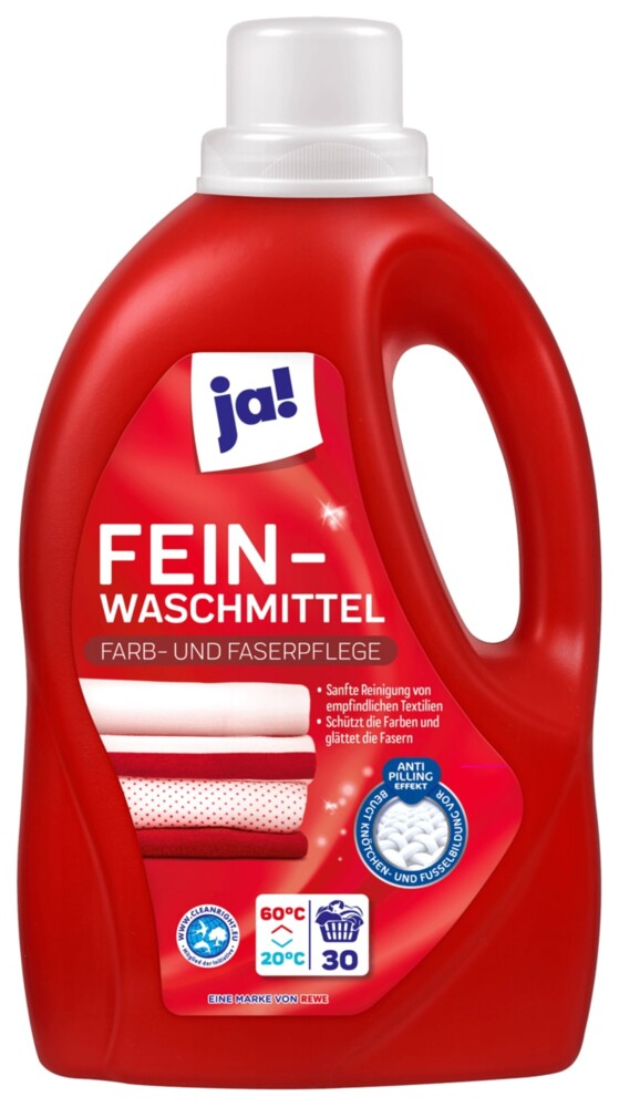 JA! Feinwaschmittel Color 1,5 l