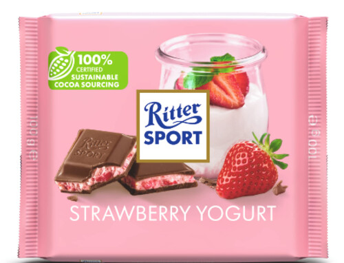 Ritter Sport Strawberry Yogurt 100 g