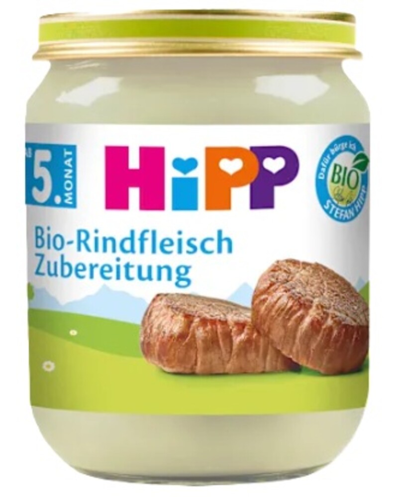 Hipp Bio Rindfleisch Zubereitung 5m 125 g