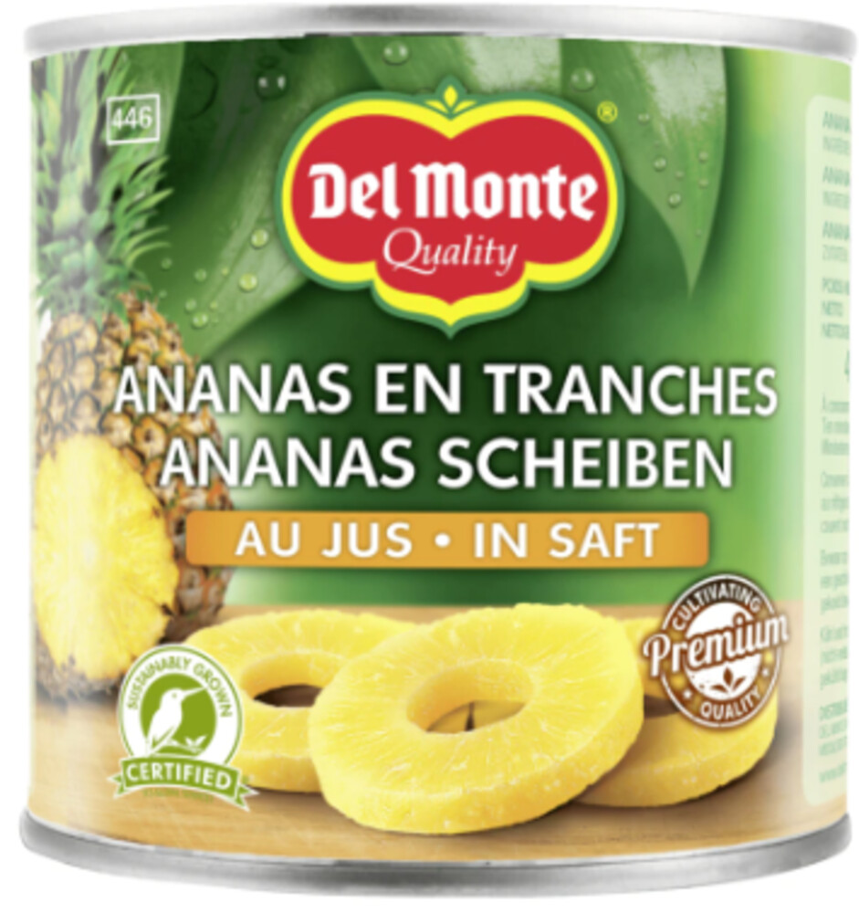 Del Monte Ananas Scheiben 435 g