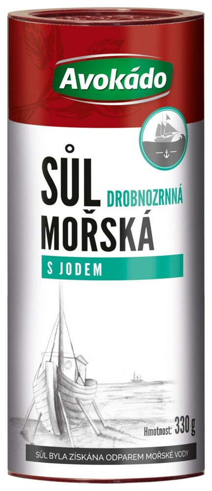 Avokádo Mořská Sůl s Jódem 330 g