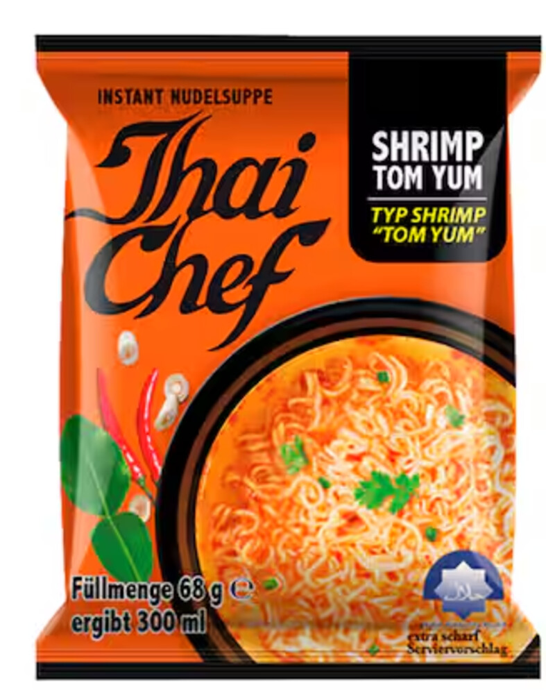 Thai Chef Instant Nudelsuppe Typ Shrim "Tom Yum" 69 g