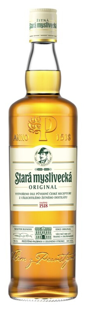 Stará myslivecká 38% 0,5 l (holá láhev)