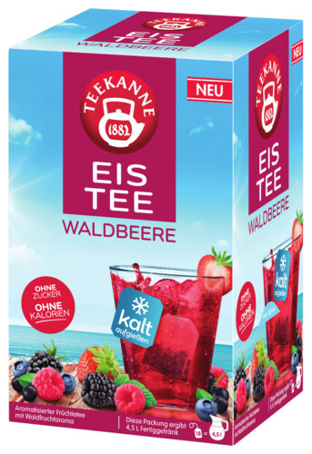 Teekanne Eistee Waldbeere 18 x 2,5 g
