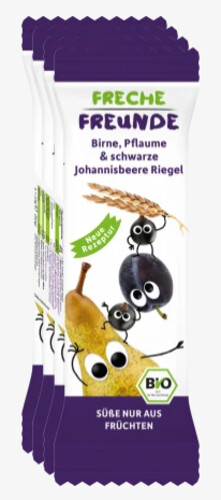Freche Freunde Riegel Birne,Pflaume,Schwarze,Johan. 4x23 g