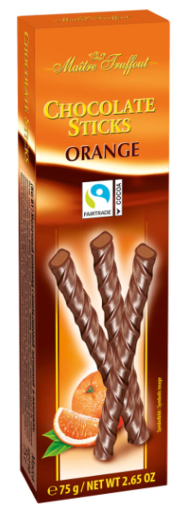 Maitre Truffout tyčinky pomeranč 75 g