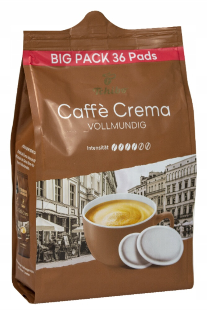 Tchibo Caffe Crema Vollmundig Pads 36 Stück