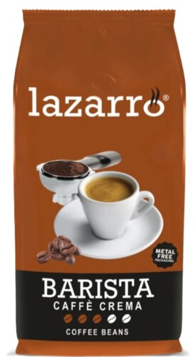 Lazarro Barista Caffe Crema  zrnková káva 1 kg