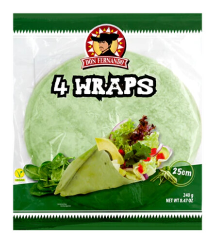 Wraps Spinach 240 g
