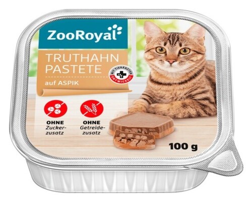 Zooroyal Truthahn Pastete auf Aspik 100 g