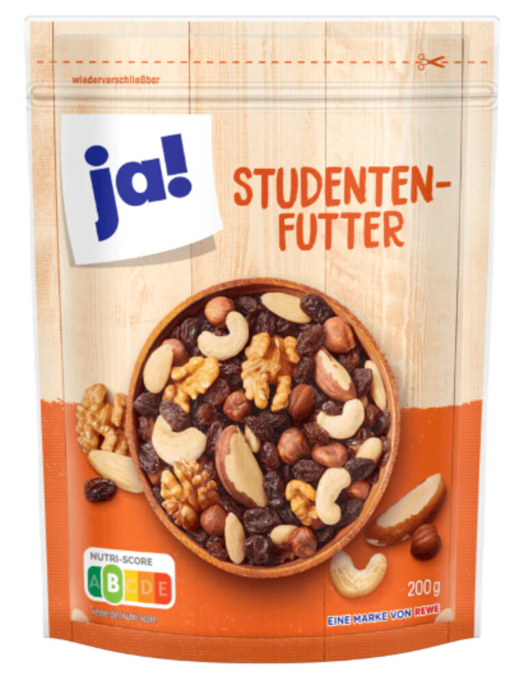 Ja! Studentenfutter mit Rosinen 200 g