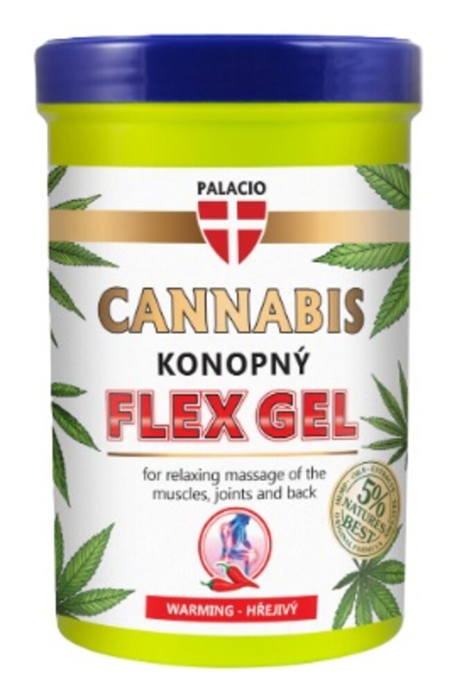 Palacio Konopný flex gel masážní hřejivý 380 ml