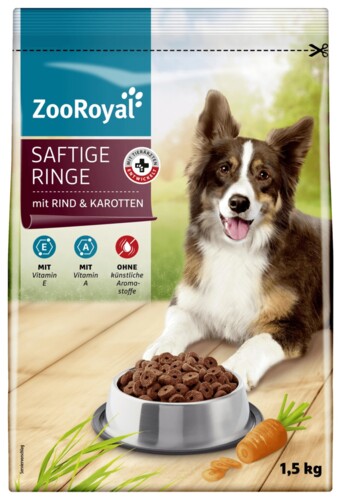 Zooroyal Saftige Ringe mit Rind 1,5 kg