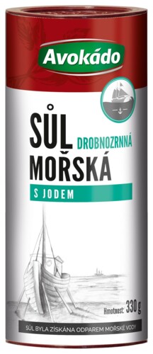 Avokádo Mořská Sůl s Jódem 330 g