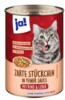 Ja! Zarte Stückchcen mit Rind und Leber 415g