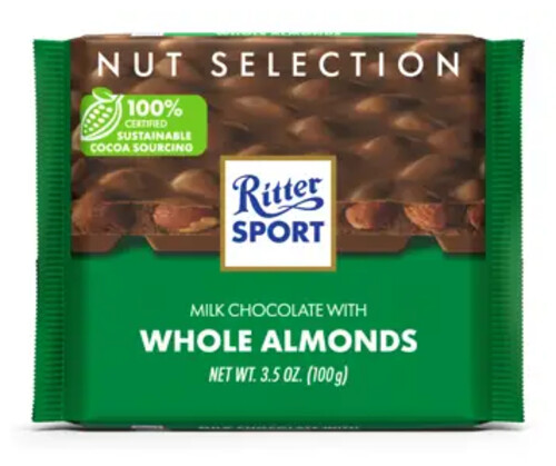 Ritter Sport Whole Almonds 100 g