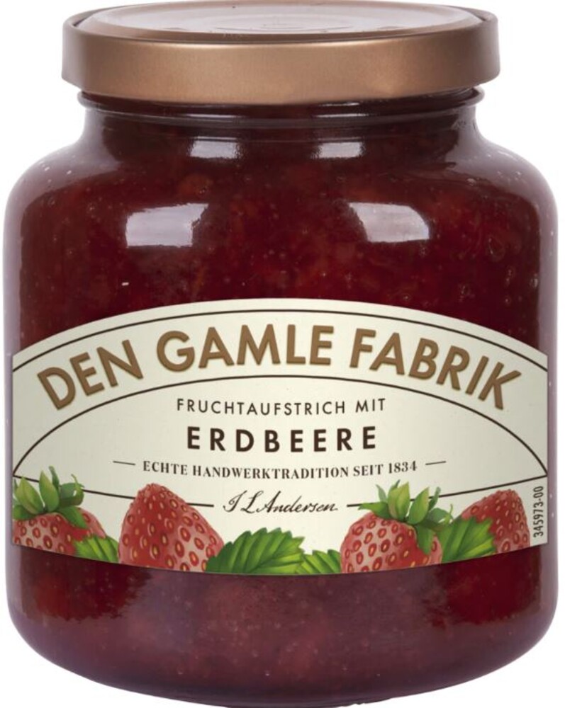 Den Gamle Fruchtaufstrich Erdbeere 380 g