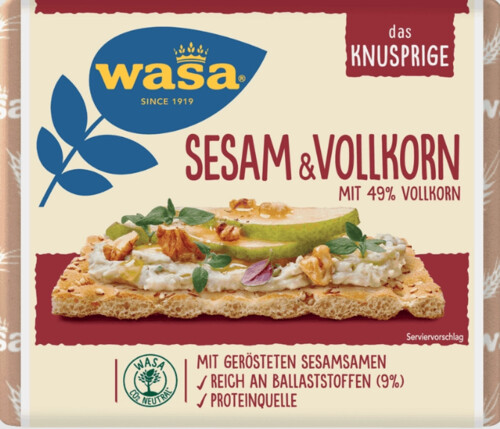 Wasa Sesam Vollkorn Knäcke 200 g
