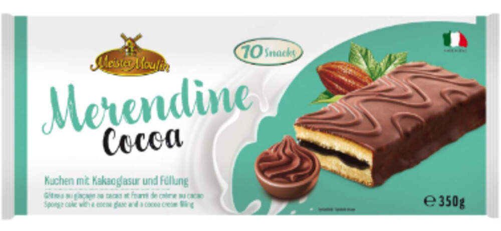 Meister Moulin Merendine Kuchenschnitten Cocoa 350 g