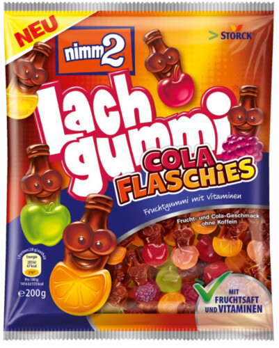 Nimm2 Lachgummi Cola Flaschies 200 g