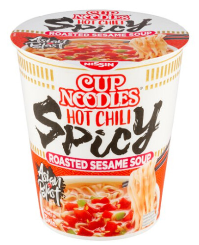Nissin Cup Nudeln Spicy Hot chili Sesame Soup 66 g