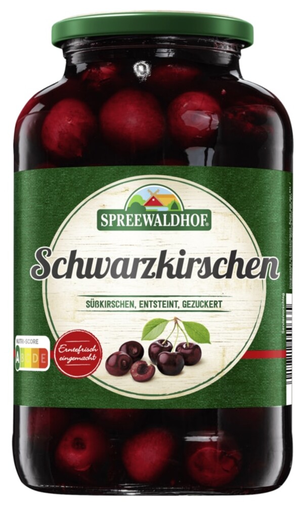 Spreewaldhof Schwarzkirschen 680 g