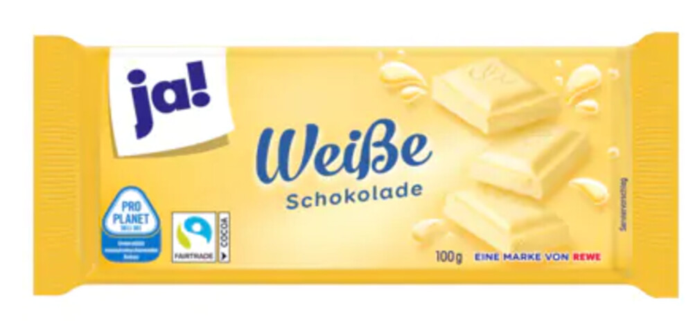Ja! Weisse Schokolade 100 g 