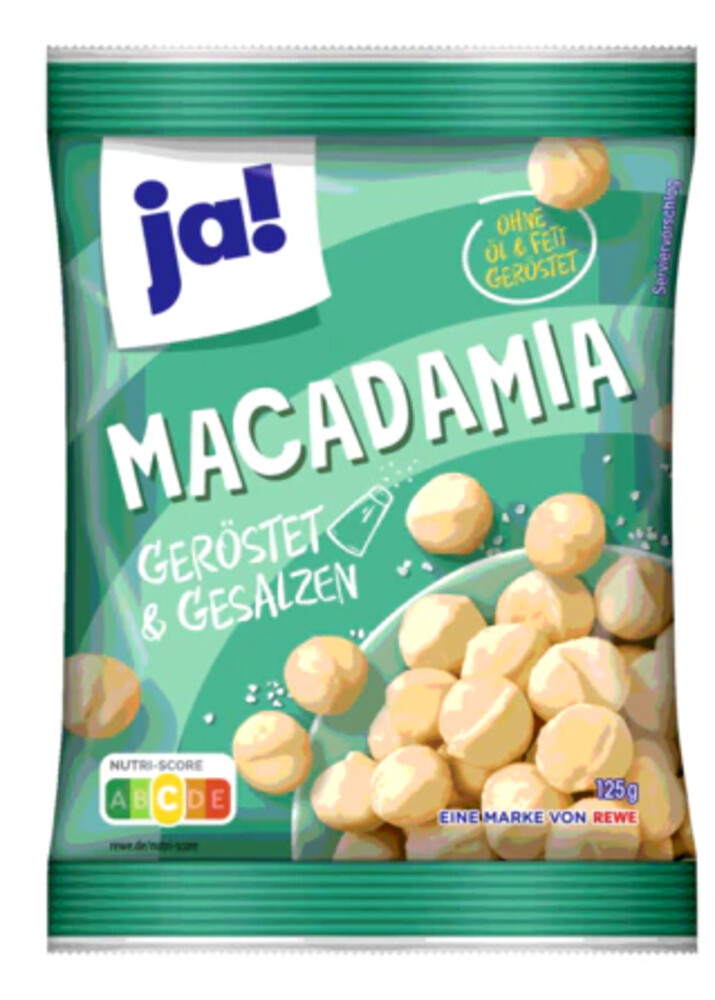 Ja! Macadamia 125 g