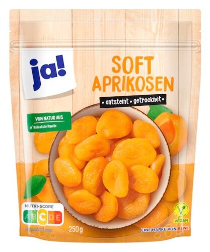 Ja! Soft Aprikosen 250 g 