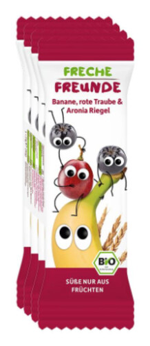 Freche Freunde Riegel Banane, rote Traube, Aronia 4 x 23 g