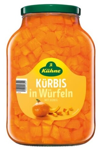 Kühne Kürbis  In Würfeln 330 ml 
