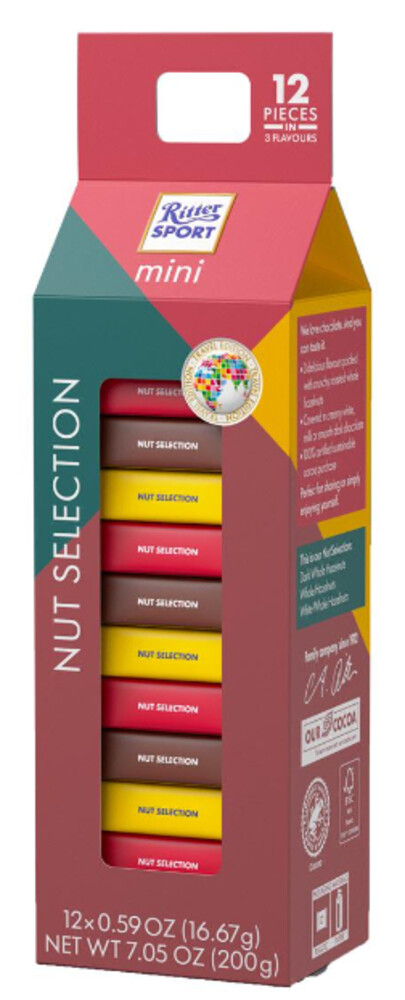 Ritter Sport Mini Nut Selection Tower 200 g