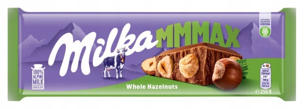 Milka Whole Hazelnuts 250G