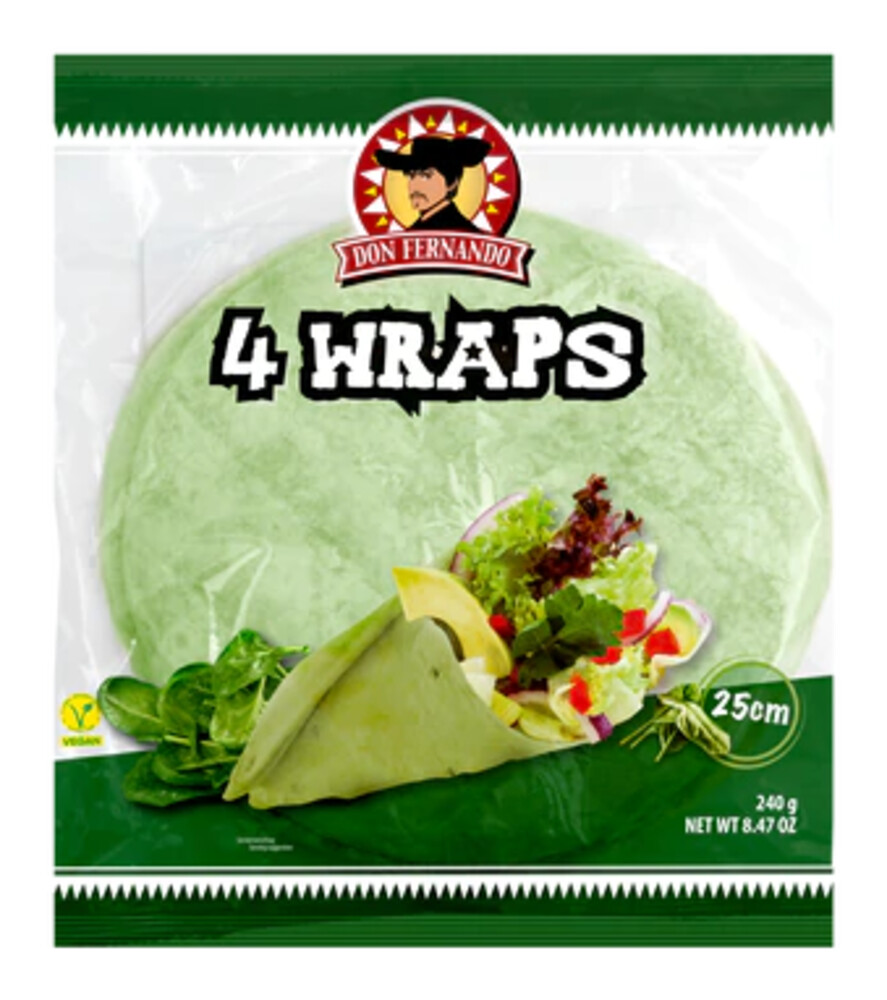 Wraps Spinach 240 g