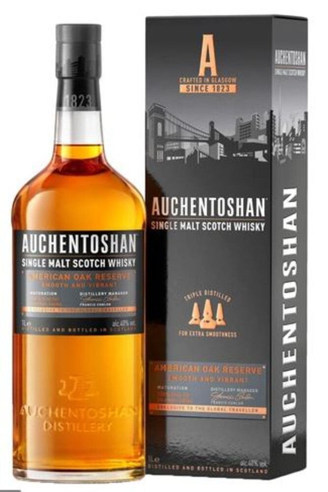 Auchentoshan American Oak 40%  1 l (karton)