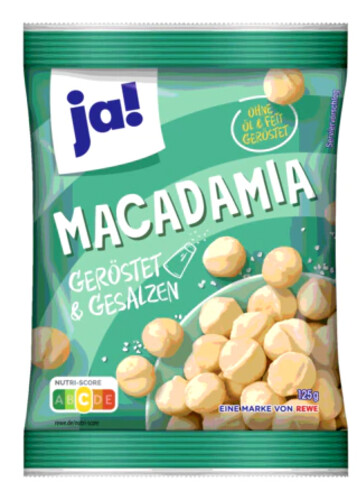 Ja! Macadamia 125 g 