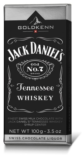 Goldkenn Mléčná čokoláda plněná Whisky Jack Daniel's 100 g