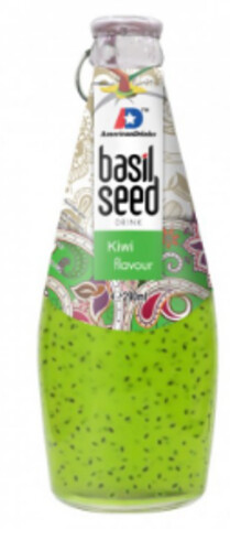 Basil Seed Drink Kiwi 290 ml sklo