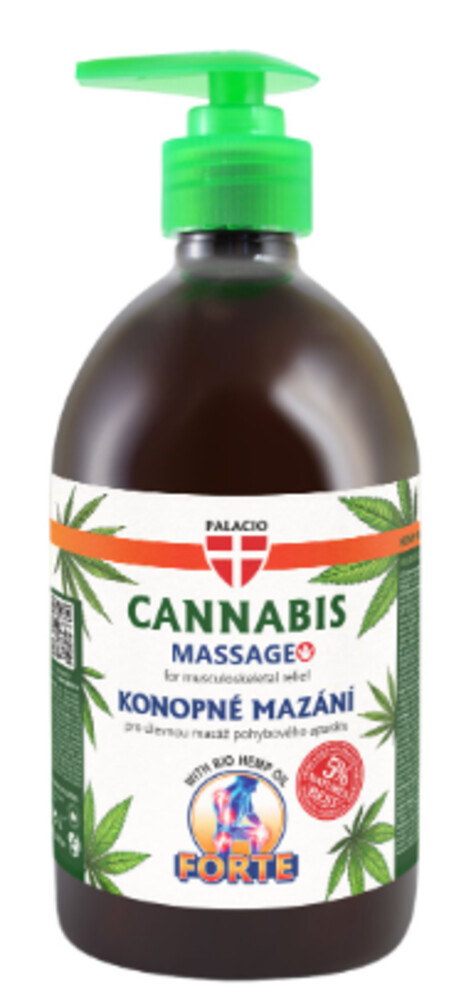Palacio Konopné mazání Forte s pumpičkou 500 ml