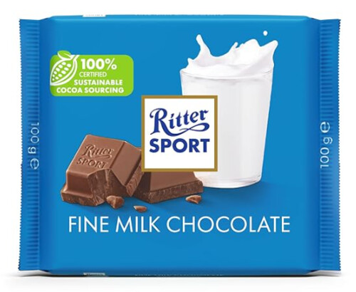 Ritter Sport Fine Milk Chocolate 100 g