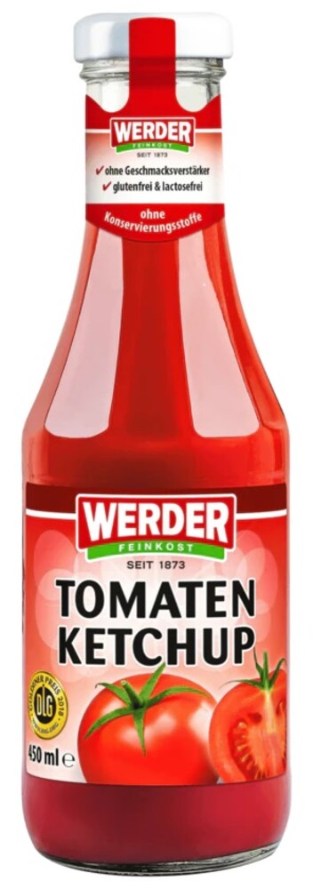 Werder Tomatenketchup 450 ml