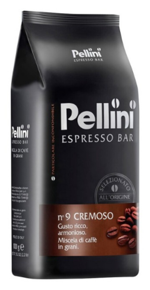 Pellini No.9 Cremoso zrnková káva 1 kg