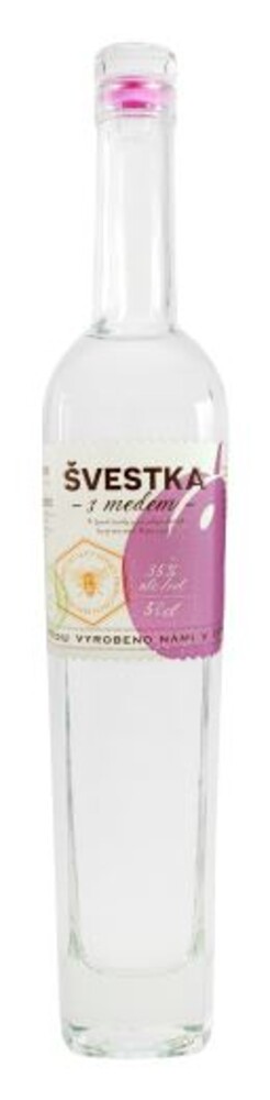L'or Švestka s medem 35% 0,5 l (holá láhev)