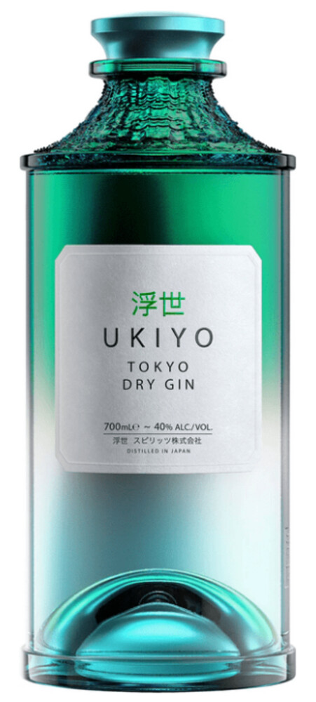 Ukiyo Tokyo Dry Gin 40% 0,7 l (holá láhev)