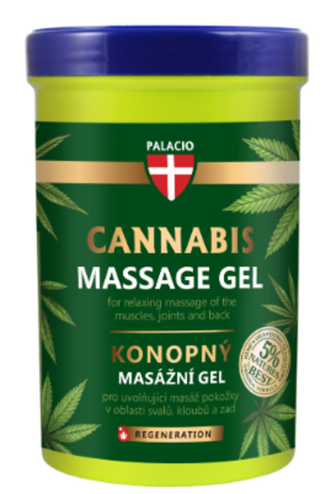 Palacio Konopný masážní gel 380 ml