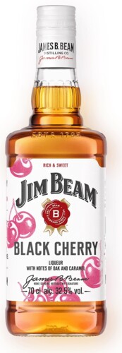 JIM BEAM RED STAG Black Cherry 32,5% 1 l (bloße Flasche)
