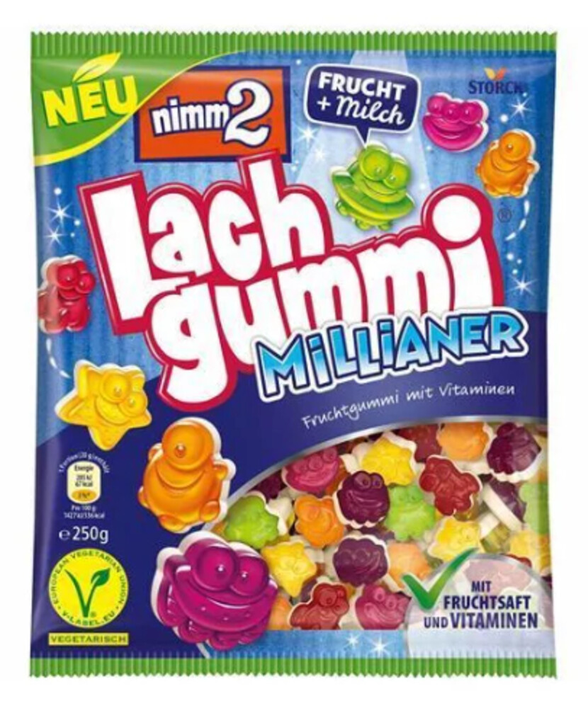 Nimm2 Lachgummi Millianer 250 g